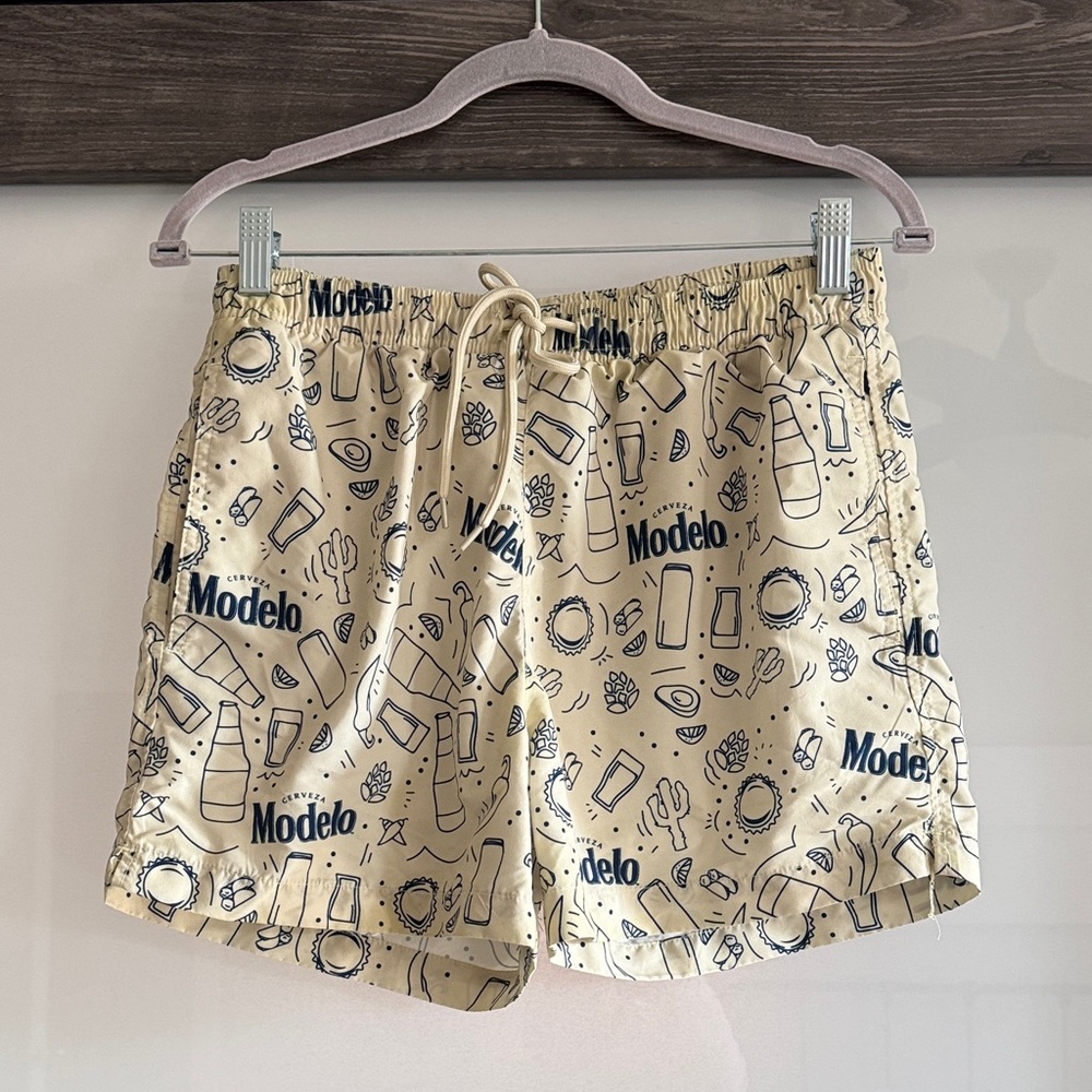 Modelo Tan Graphic Men's Swim Shorts